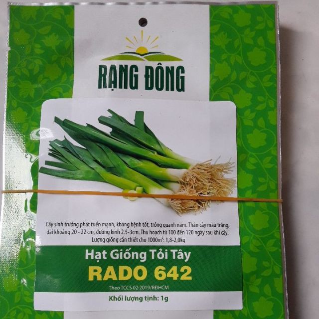 Hạt giống tỏi tây rạng đông 1gram