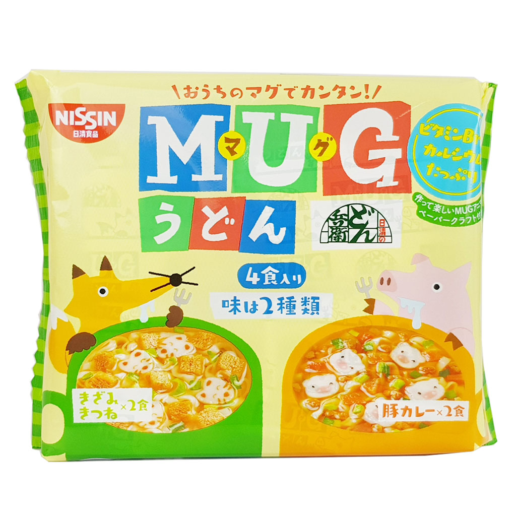 Mỳ Mug Nissin Vị Thịt Heo Nhật Bản, Mì Cho Bé Ăn Dặm, Mì Em Bé, Mì Hữu Cơ Cho Bé, Mì Mug Xanh, Mì Tôm Cho Bé [DATE T5/2023]