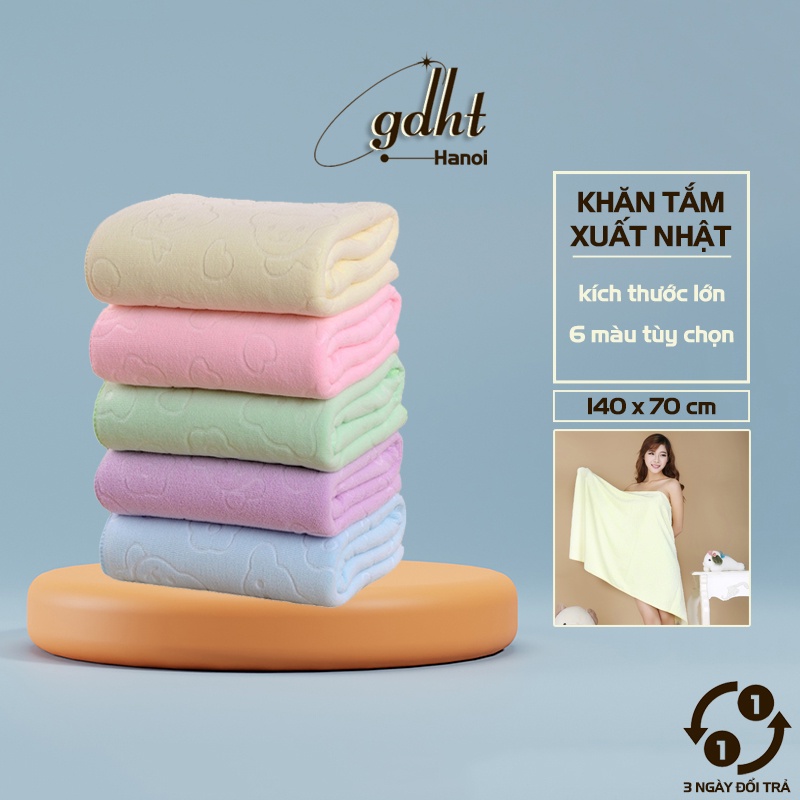 Khăn tắm lớn - khăn tắm xuất nhật khổ 70x140cm