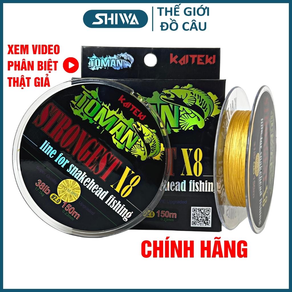 Dây dù câu cá siêu bền toman x8 strongest - dây dù câu cá pe - dây dù câu cá siêu mịn - dây dù câu cá giá rẻ -phụ kiện đồ câu shiwa