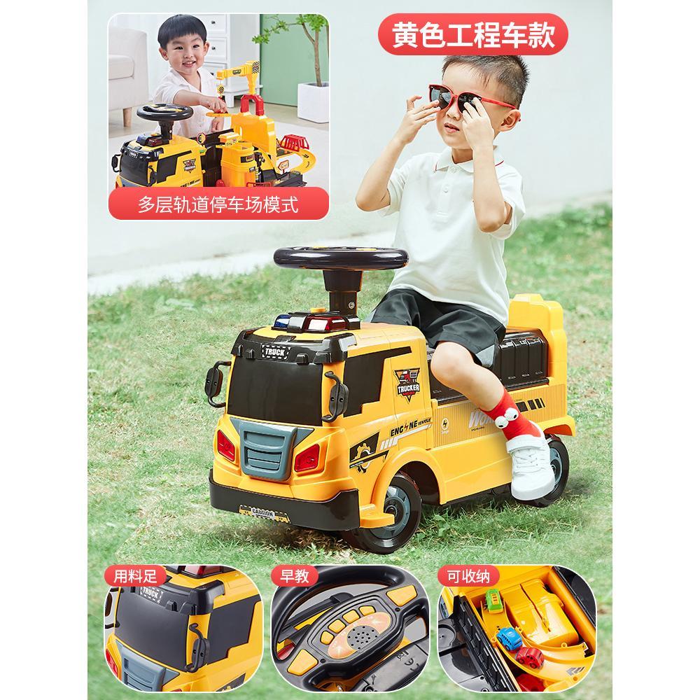 Xe cứu hỏa chòi chân size to cho bé Tập Đi Xe Trượt Bốn Bánh Kỹ Thuật 2 Trong 1, Có Nhạc Có Đèn - 2
