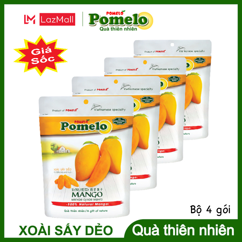 Xoài sấy dẻo pomelo - soft dried mango - trái cây sấy - đặc sản