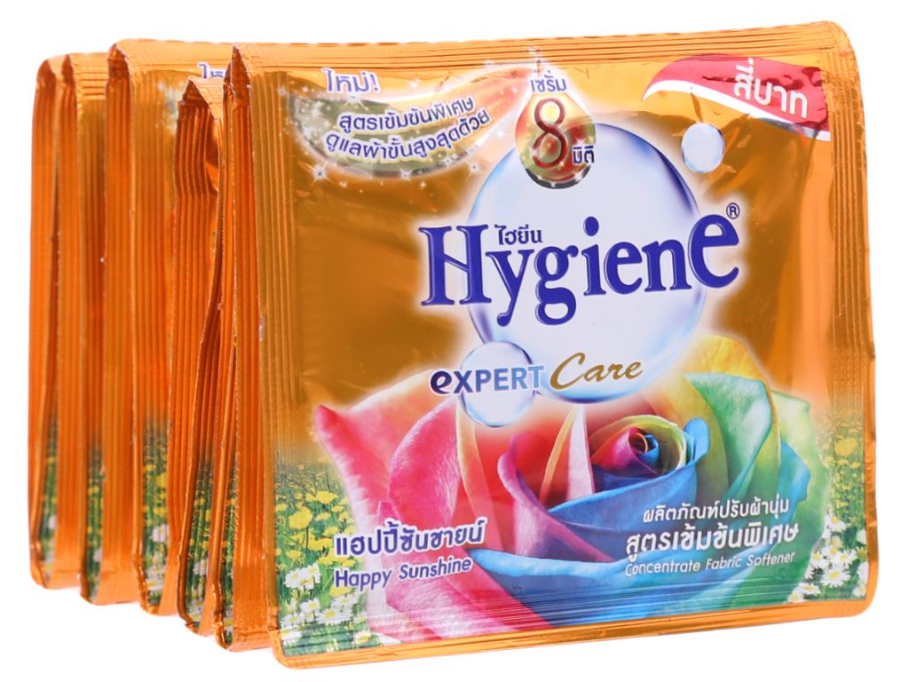 Dây 12 gói nước xả vải Hygiene 20ml - màu ngẫu nhiên