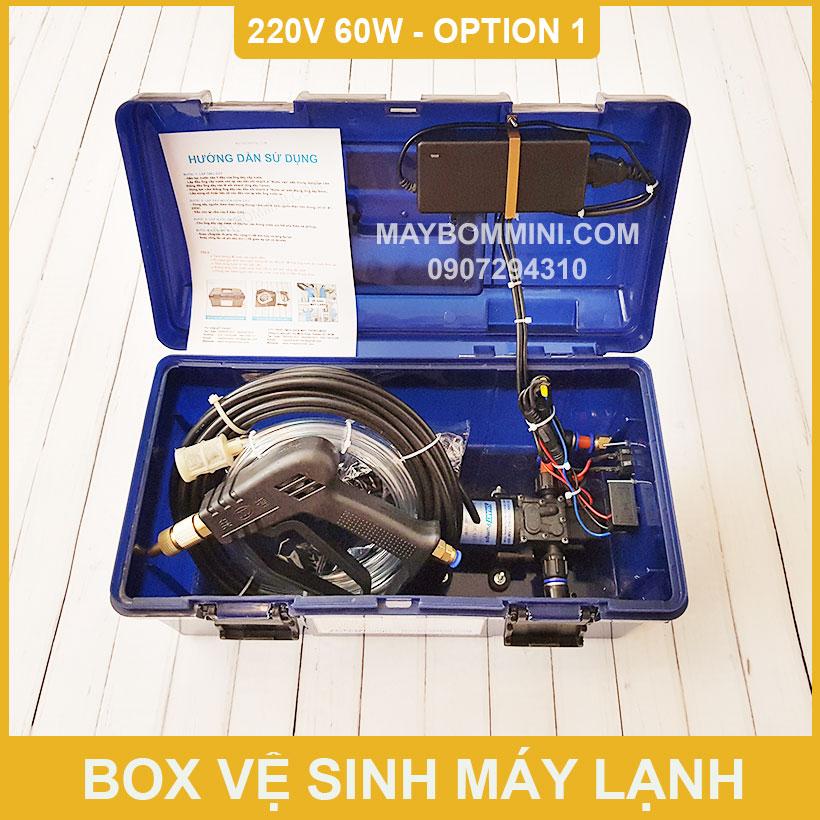 Box Xịt Rửa Vệ Sinh Máy Lạnh Chuyên Nghiệp 220V 60W Option 1
