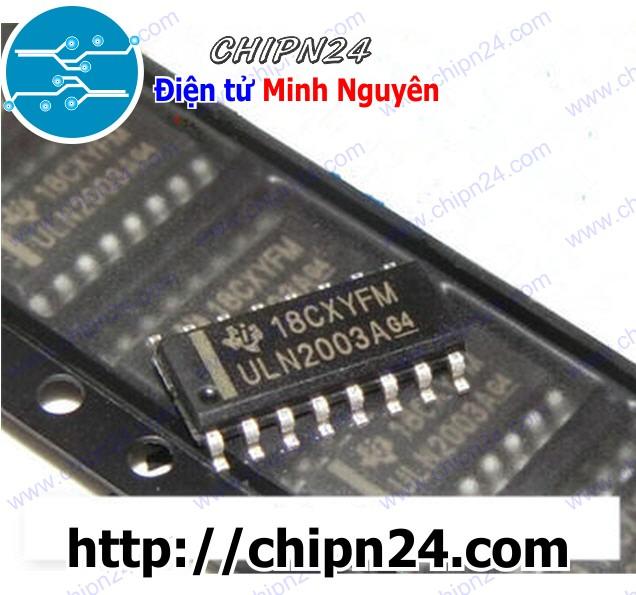 [4 con] (SOP) IC Dán ULN2003 SOP-16 (SMD) (ULN2003ADR ULN2003A 2003)