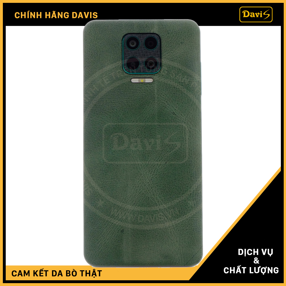 Dán da điện thoại Vsmart Aris - Vsmart Aris Pro, làm từ da thật cao cấp - Chính hãng Davis