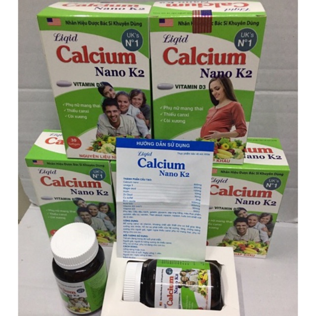 BỔ SUNG LIQUID CALCIUM NANO K2 phù hợp với trẻ em, thanh thiếu niên, Phụ nữ có thai và cho con bú.