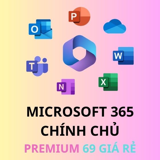 Nâng cấp Microsoft 365 + Onedrive 1TB lữu trữ chính chủ (12 tháng)