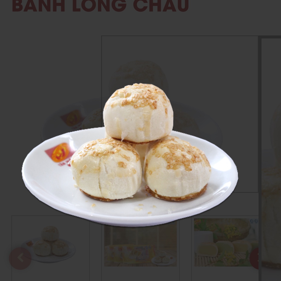 Bánh Long châu Tân Huê Viên