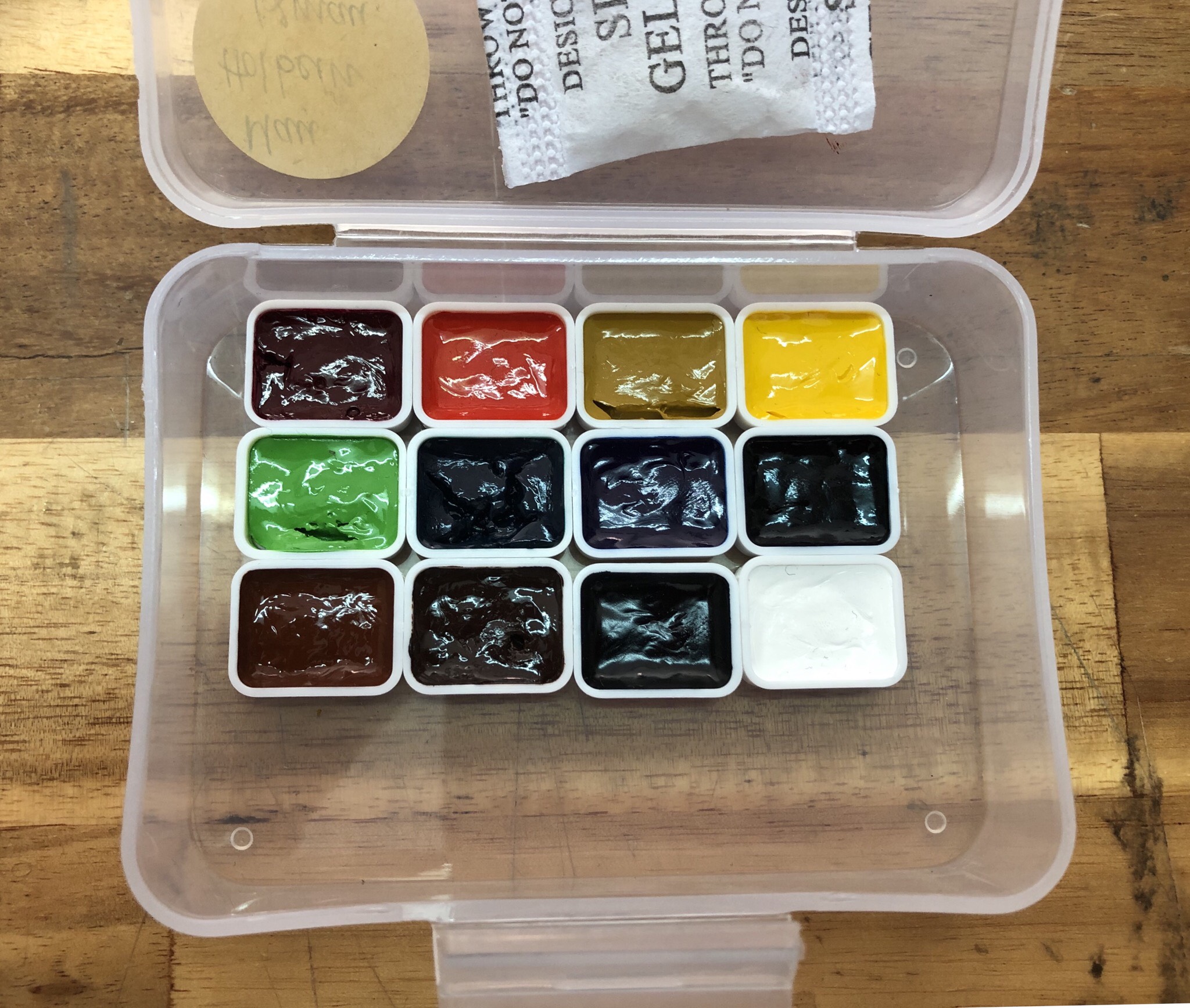 Bộ màu nước chiết 1ml, Holbein,12/18/24 màu