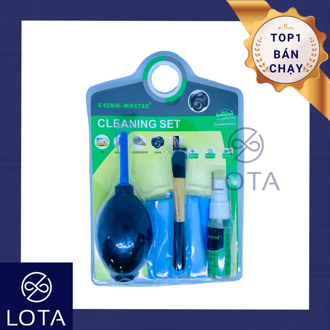 BỘ DỤNG CỤ VỆ SINH LAPTOP MÁY VI TÍNH 6 MÓN combo 6 món lau chùi vệ sinh lap top tivi tv máy tính ipad dung dịch vệ sinh màn hình cọ quét bàn phím giẻ lau laptop thổi bụi laptop hàng xịn tốt cao cấp giá rẻ LOTA SHOP