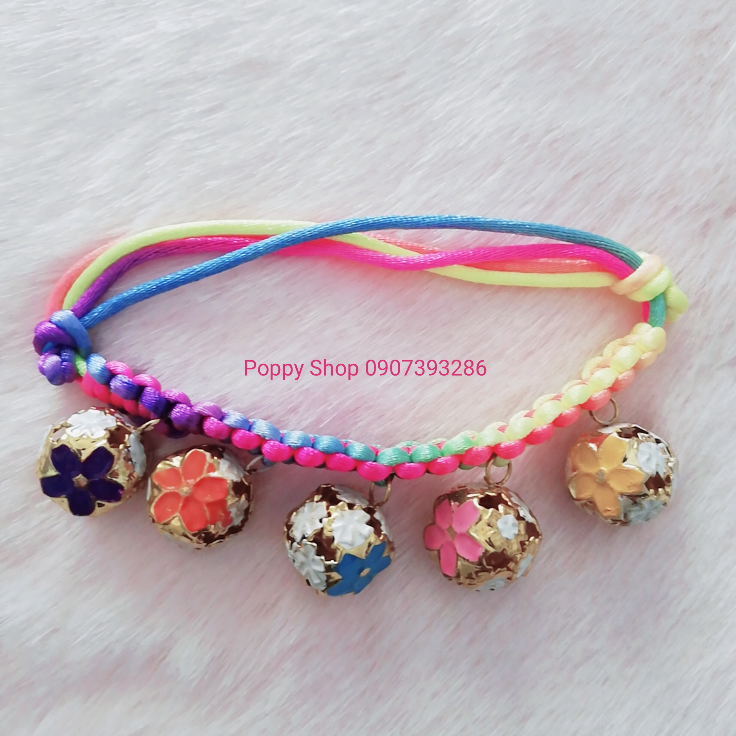 Dây đeo cổ cho thú cưng có 5 lục lạc leng keng, hàng handmade. đồ noel chó mèo
