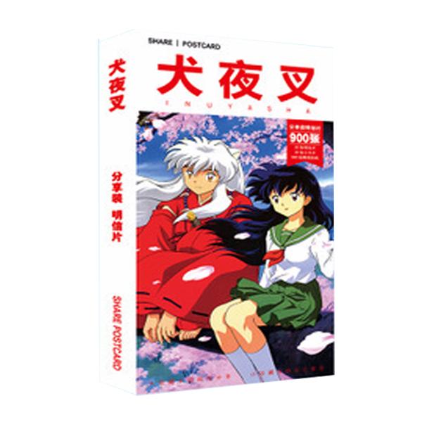 Postcard InuYasha Khuyển dạ xoa hộp ảnh bộ ảnh có ảnh dán sticker + lomo + postcard bưu thiếp
