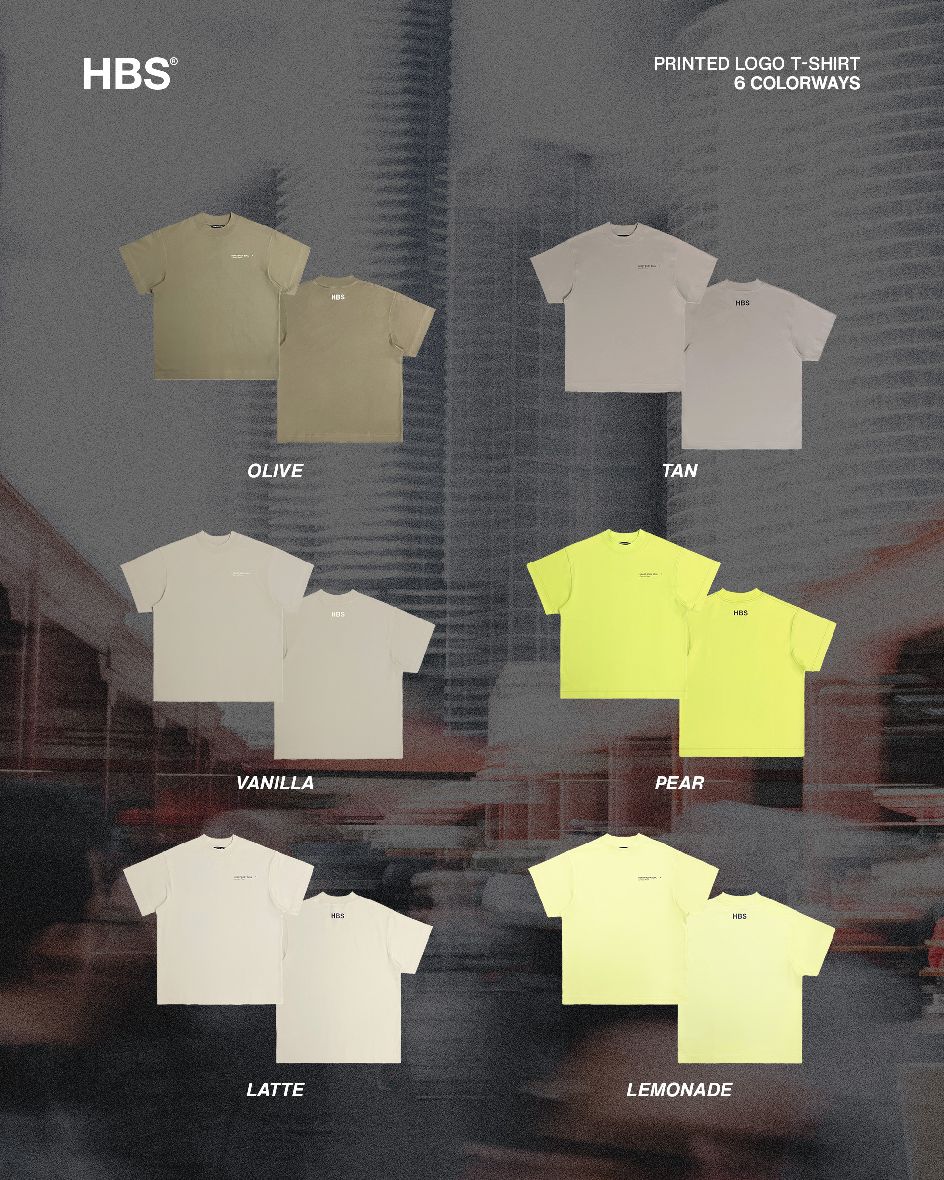 Áo thun hbs printed logo t-shirt