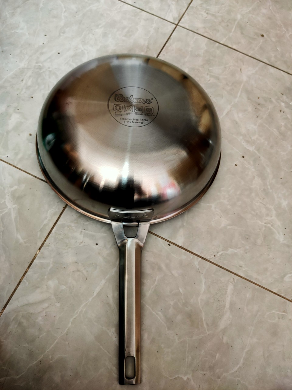 Chảo sâu chống dính 3 lớp inox 304 liền khối cao cấp xuất khẩu hàn quốc cookever 28cm