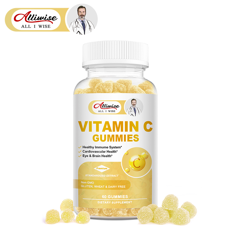 Alliwise Vitamin C 1000mg Gummies Boost Immune System Promotes Heart