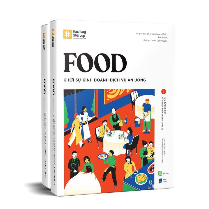 Sách HASHTAG NO.4 FOOD Khởi sự kinh doanh dịch vụ ăn uống - Riobooks