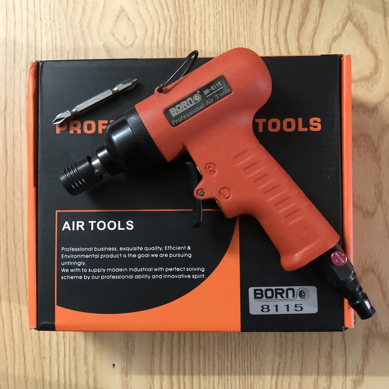 Dụng cụ bắt vít bulong mini khí nén born 8115