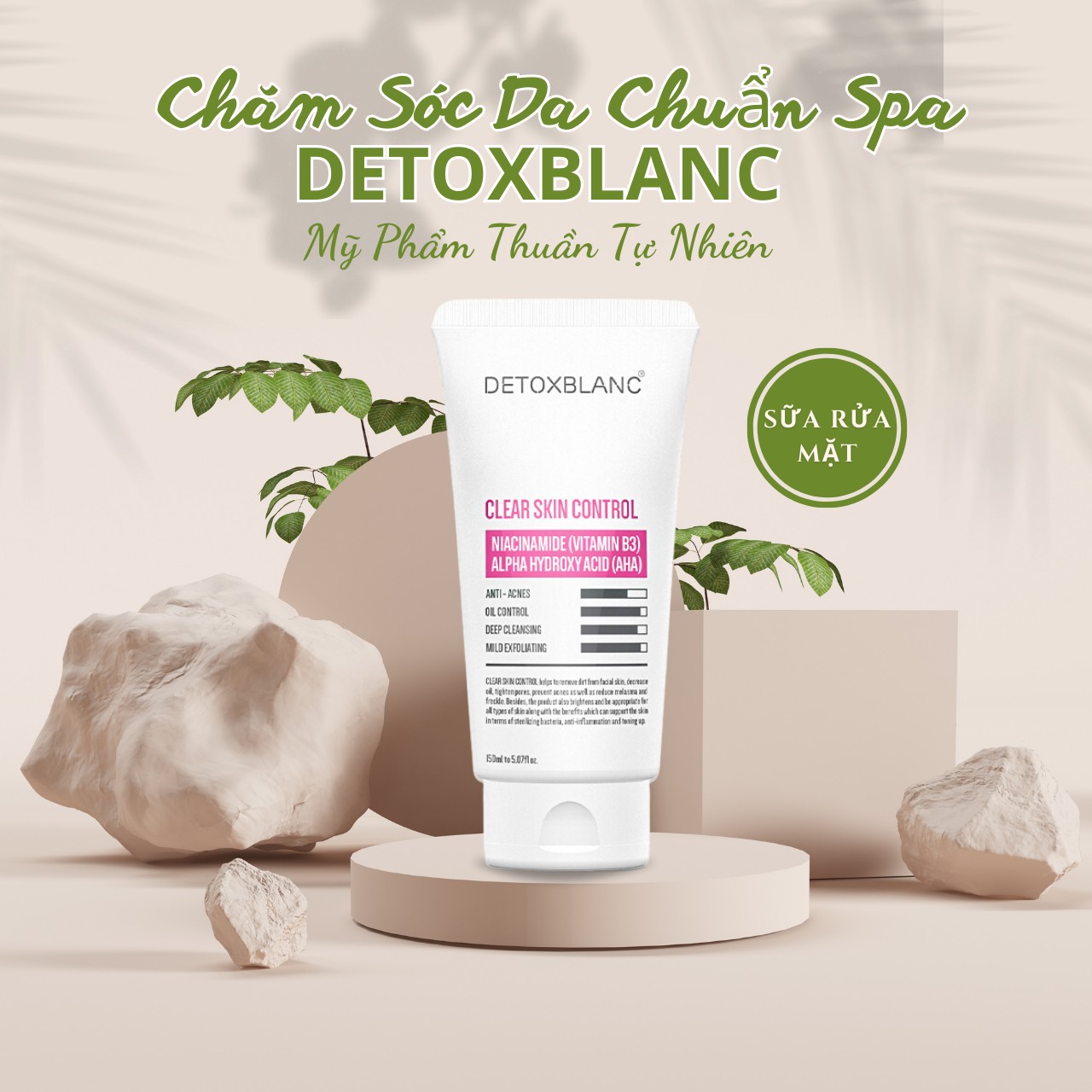 SỮA RỬA MẶT DÒNG CHẢY MẬT ONG - CLEAR SKIN CONTROL 150ML ( Mua 1 tặng 1 )