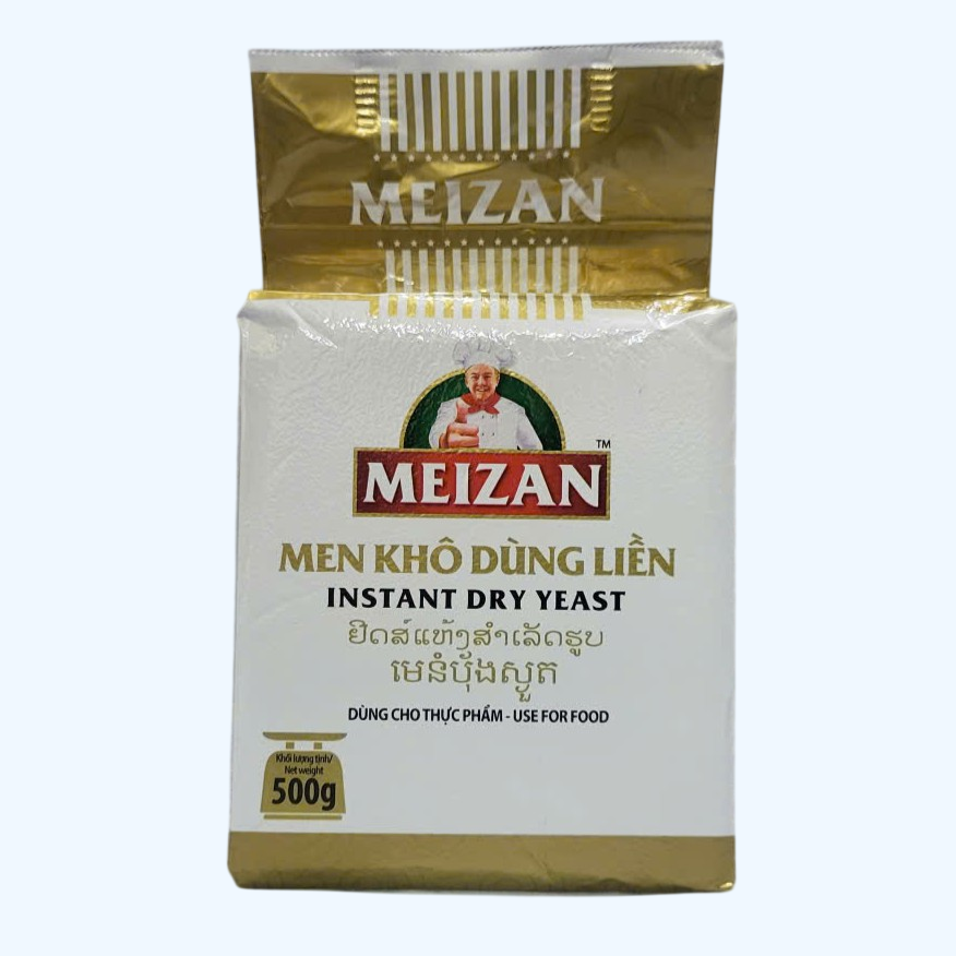 SET 6 gói VÀNG 500g - MEN KHÔ NGỌT (BÁNH MÌ, BÁNH BAO…) MEIZAN Instant Dry Yeast for Breads