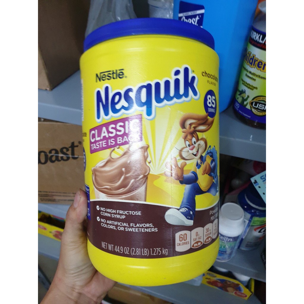 Bột ca cao nestle nesquik của mỹ 1.275kg
