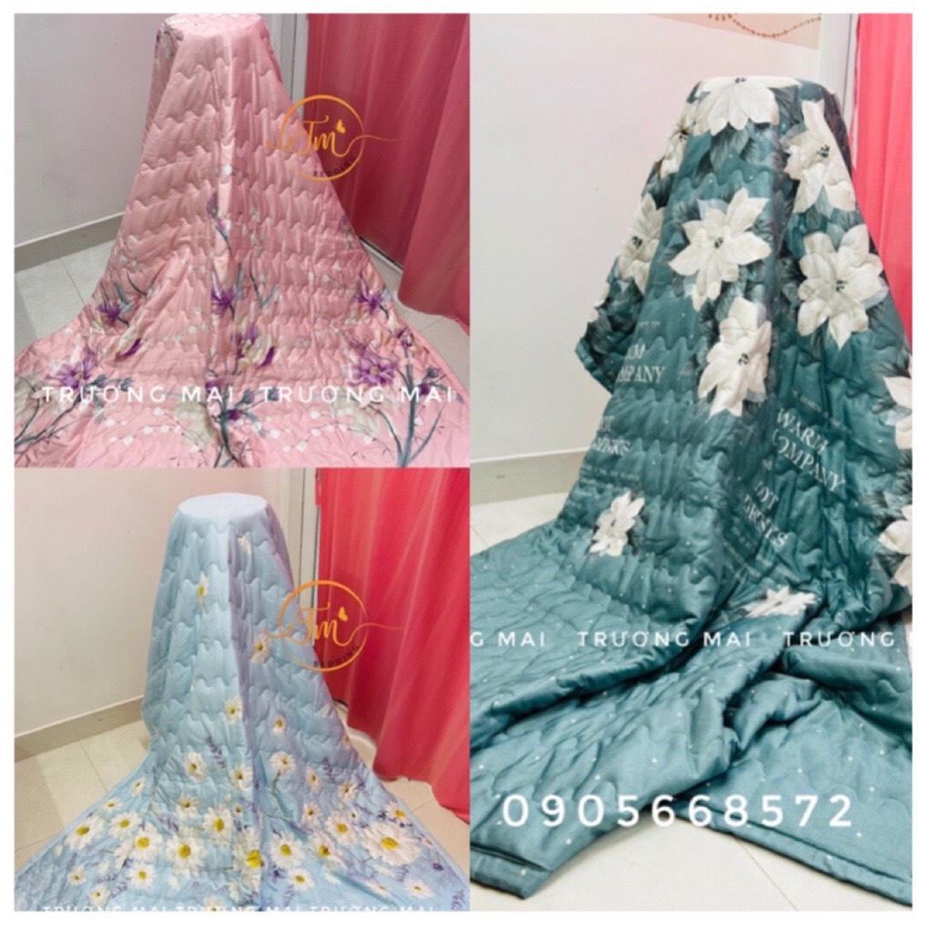 Mền hè - mền lẻ rời chất lụa tencel mịn loáng nhẹ nhàng thoáng mát