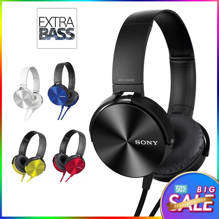 Tai nghe chụp tai có mic, tai nghe bluetooth chụp phone nghe nhạc extra bass xb450ap - tai nghe chụp tai nghe nhạc xb450ap âm thanh sống động