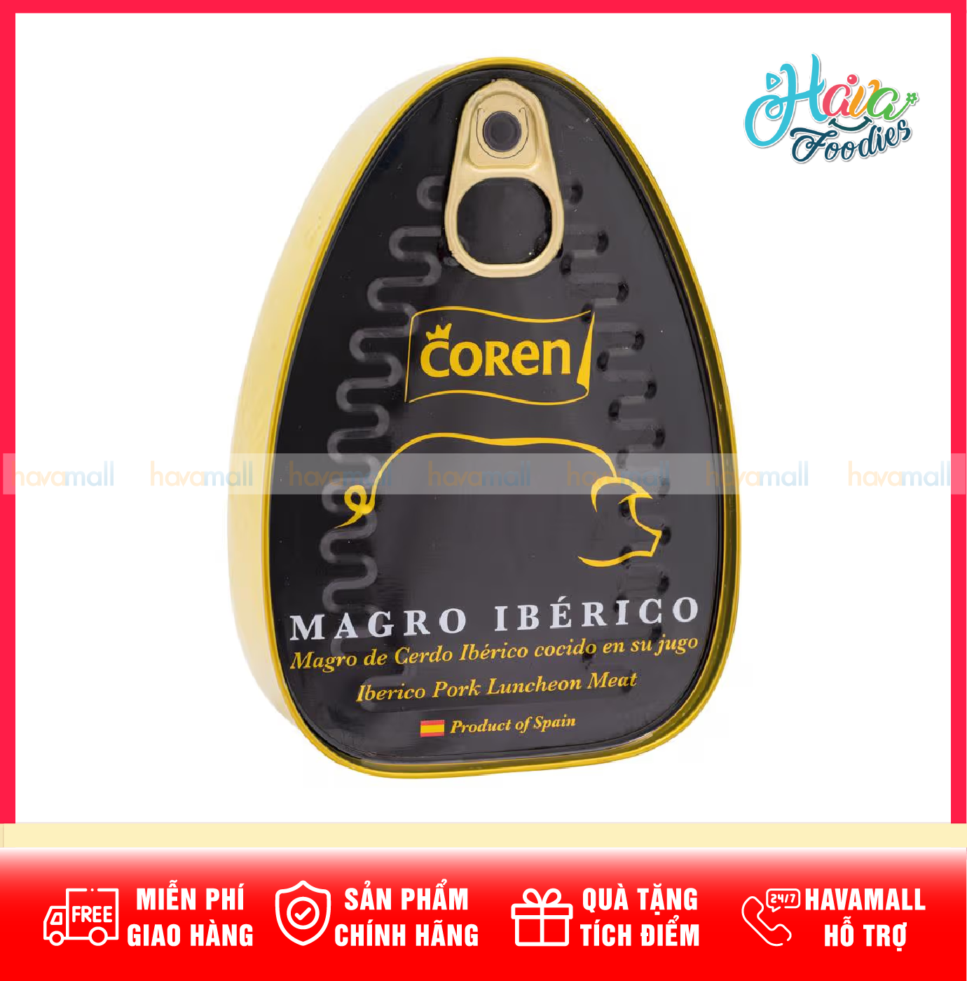 Thịt Heo Hộp Ibérico Thượng Hạng Coren 200g – Coren Magro Ibérico Pork Luncheon Meat 200g