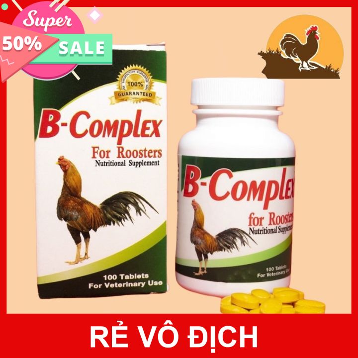 B - complex nở khung xương, nở cơ cho gà đá  CHIẾC LẼ 20 VIÊN