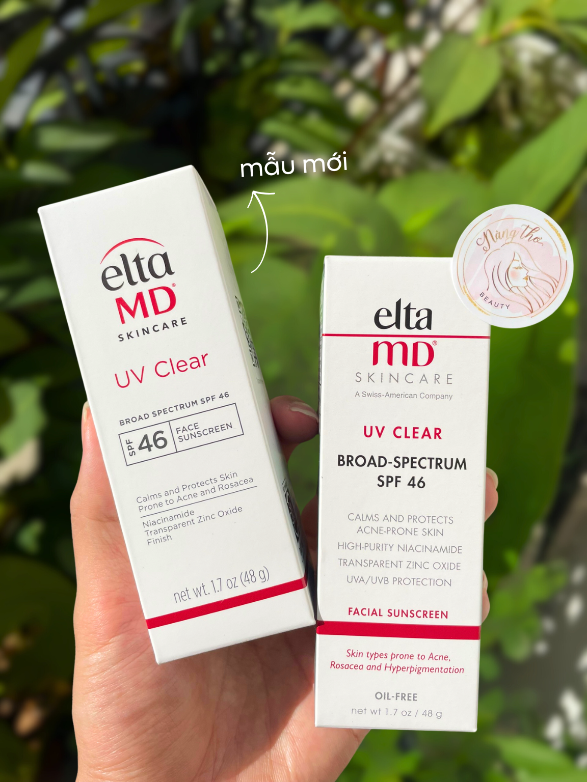 (CÓ VIDEO - BAO BÌ MỚI) EltaMD 46 Kem Chống Nắng Chống Mọi Tia Elta MD UV Clear Broad-Spectrum SPF 46 (Có Màu, Không màu)