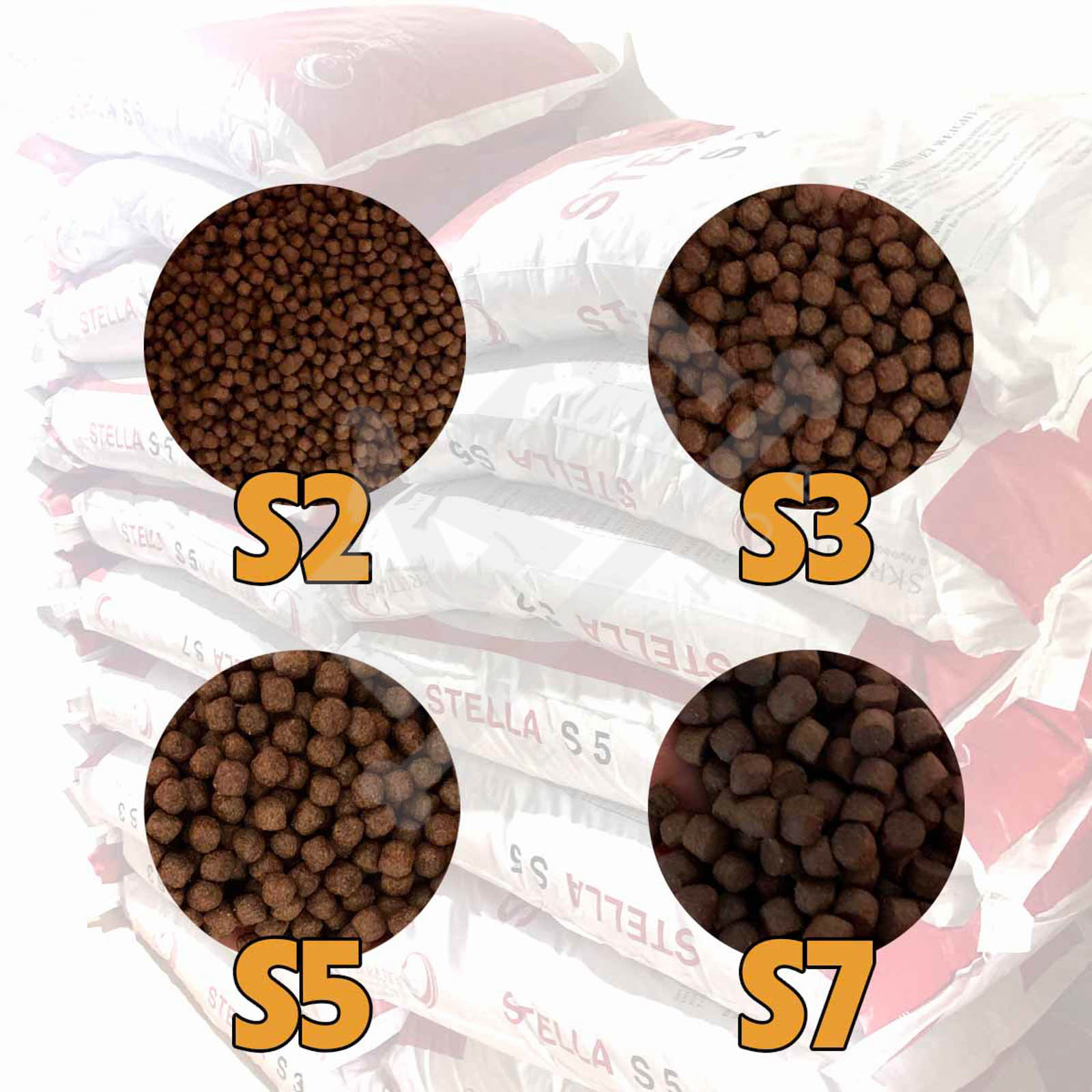 [1KG] Cám Cá Chép KOI STELLA S2|S3|S5|S7 42% Đạm Viên Nổi-Thức Ăn Cá STELLA Cho cá chép,koi,cá lóc...