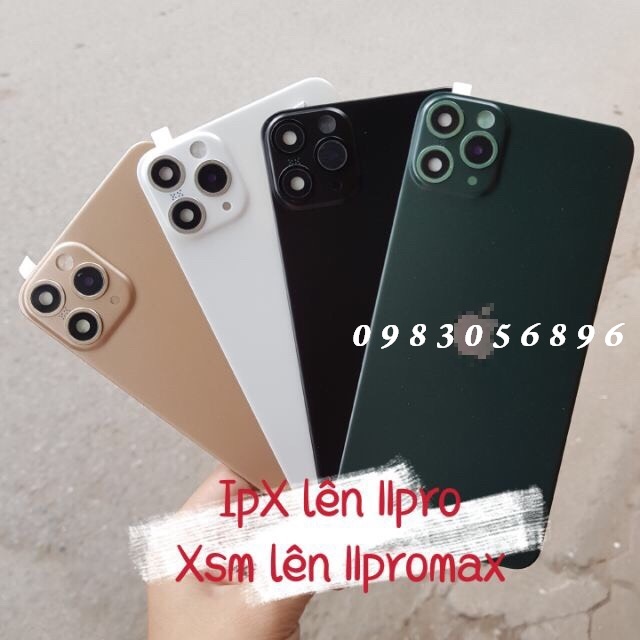 Miếng dán lưng độ giả iphone x/xs - xs max thành iphone 11 pro / 11 promax