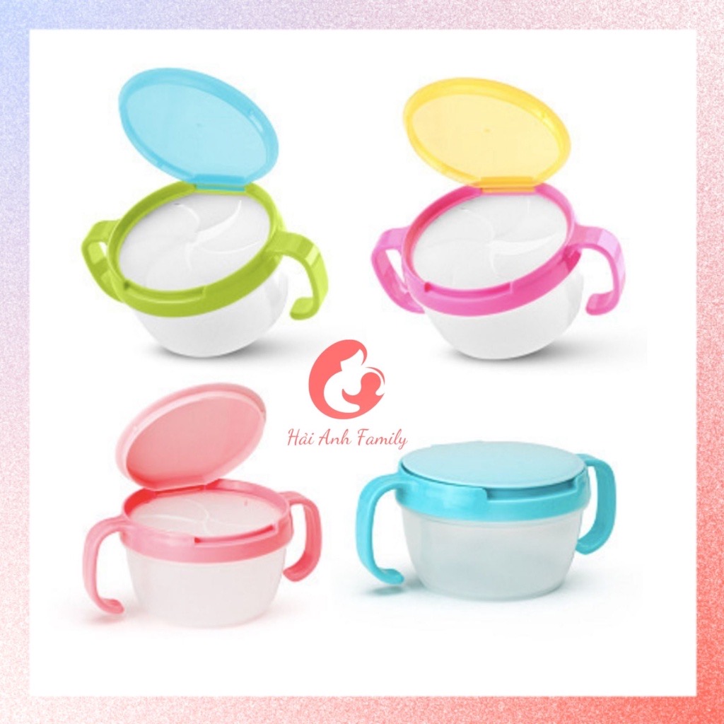 Cốc ăn snack chống đổ, giúp bé luyện tự ăn độc lập