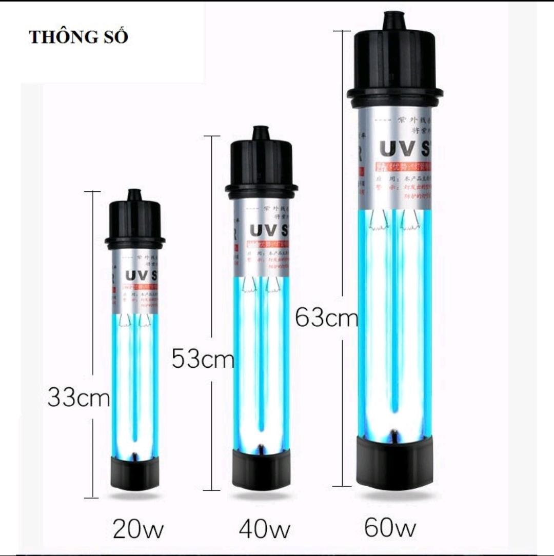 Đèn uv coco diệt rêu, tảo