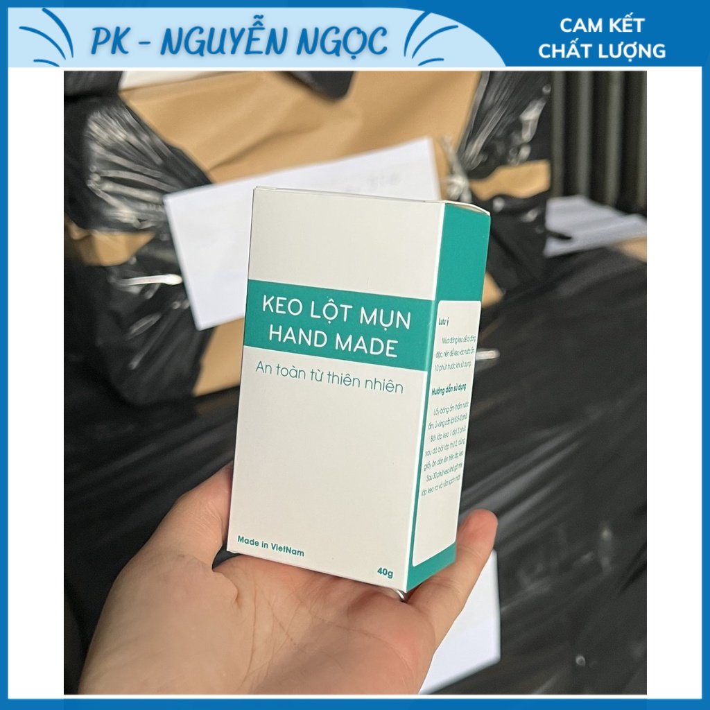 Gel lột mụn đầu đen handmade keo lột mụn cám làm sạch sâu hỗ trợ giảm mụn cho vùng mũi - PK NGUYỄN NGỌC