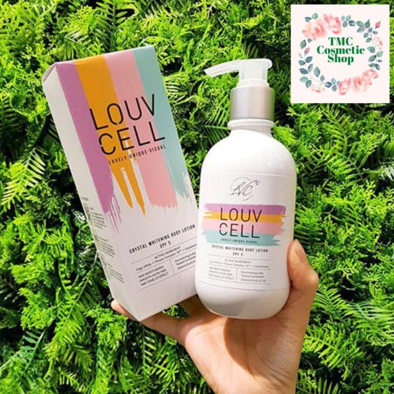 Kem Dưỡng Trắng Da Louv Cell Crystal Whitening Body Lotion