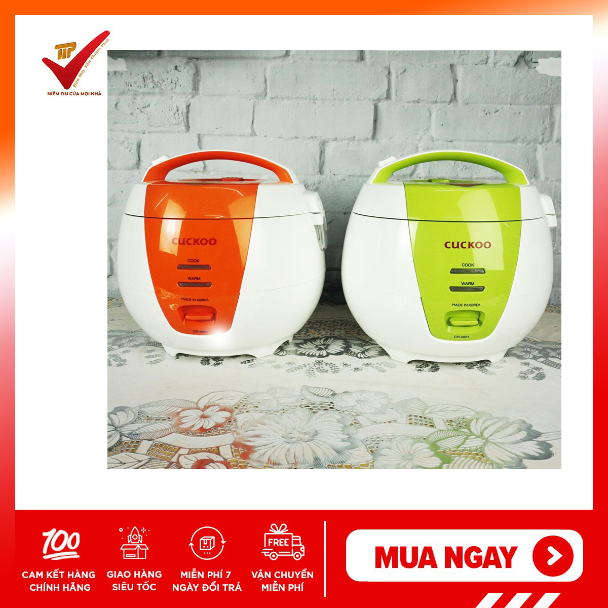 Nồi cơm điện 1 lít cuckoo cr-0661