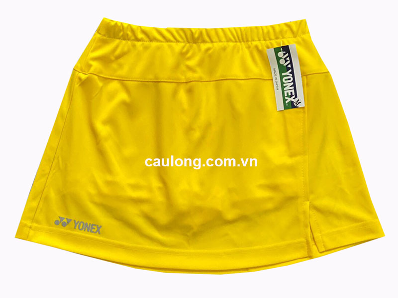 Váy cầu lông yonex 668 màu vàng
