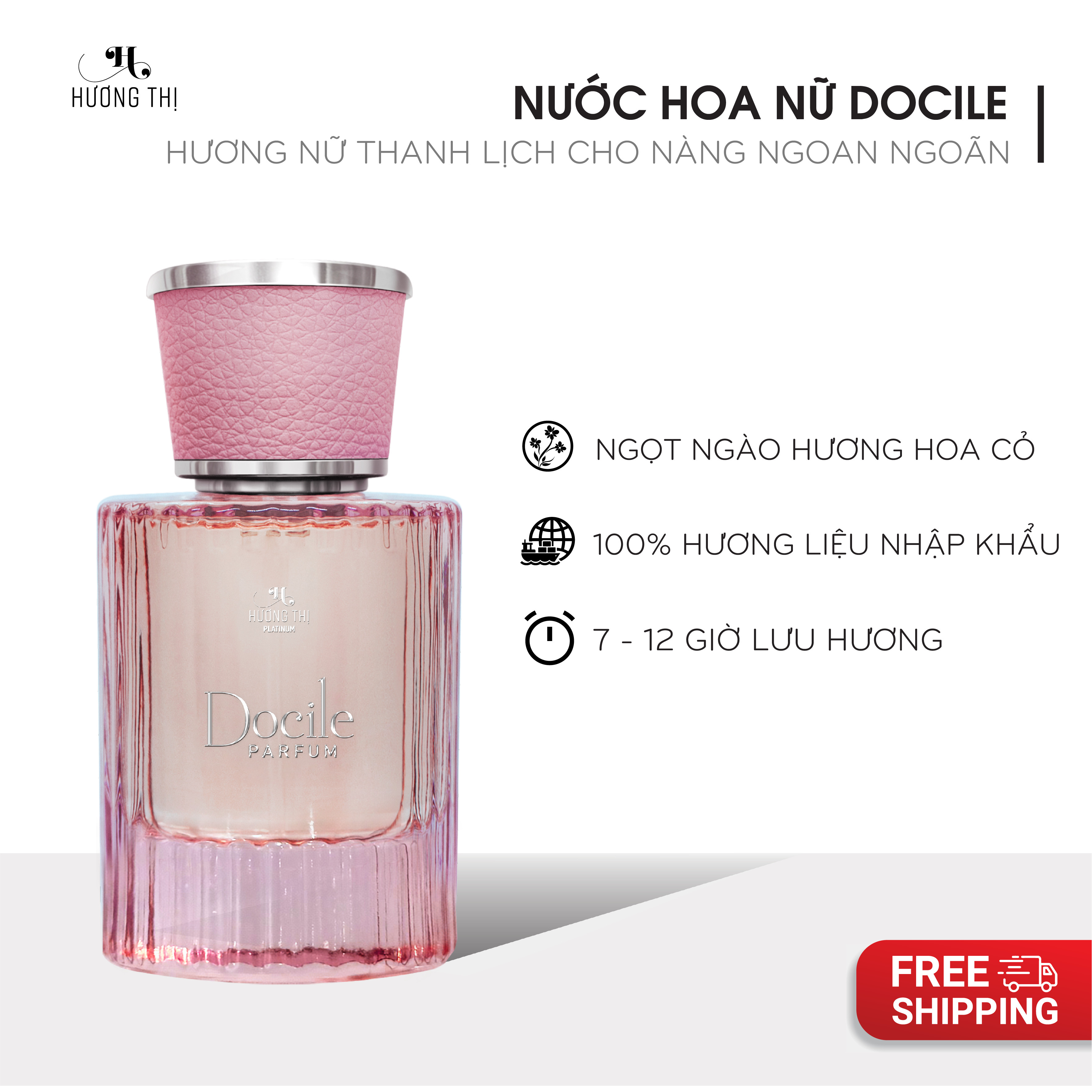 Nước hoa nữ docile hương thị 50ml