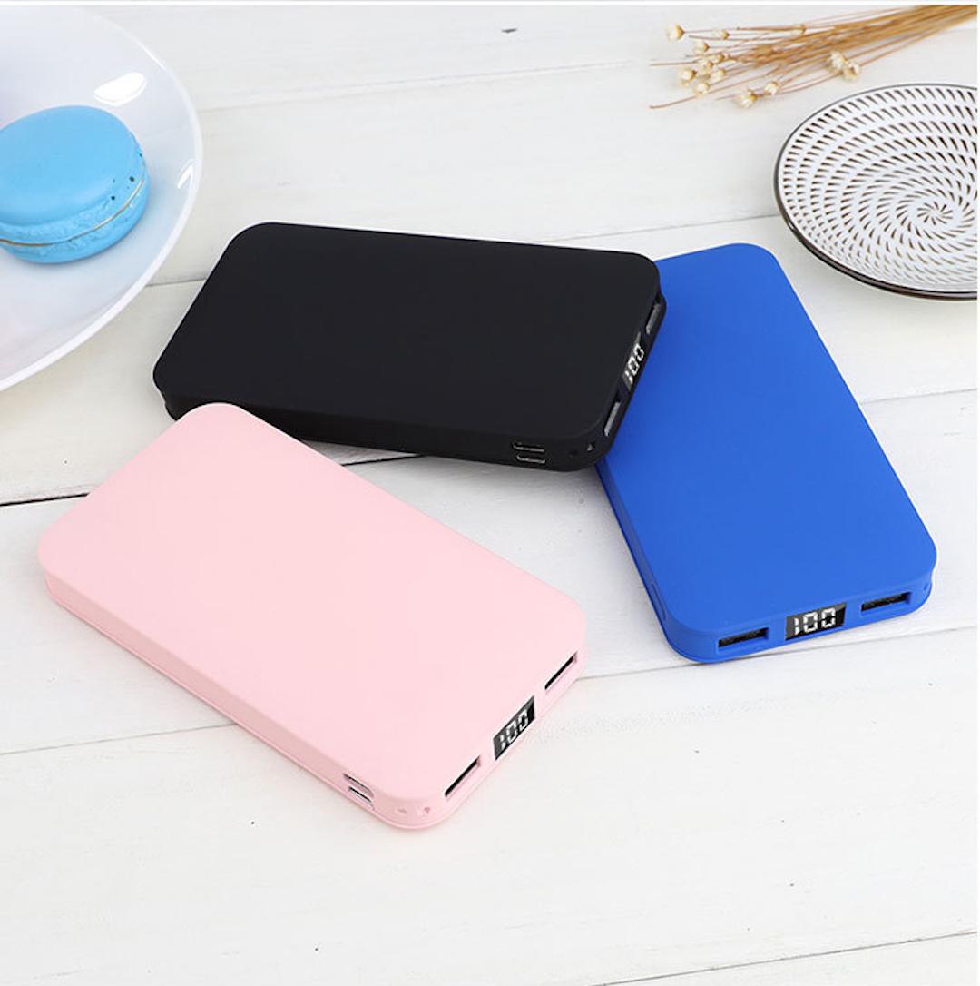 Pin Sạc Dự Phòng dung lượng 15000mAh siêu mỏng siêu nhẹ, hàng tốt đảm bảo chất lượng, màn hình hiển thị thông số pin, tương thích mọi điện thoại sac dung phong power bank LS-S8