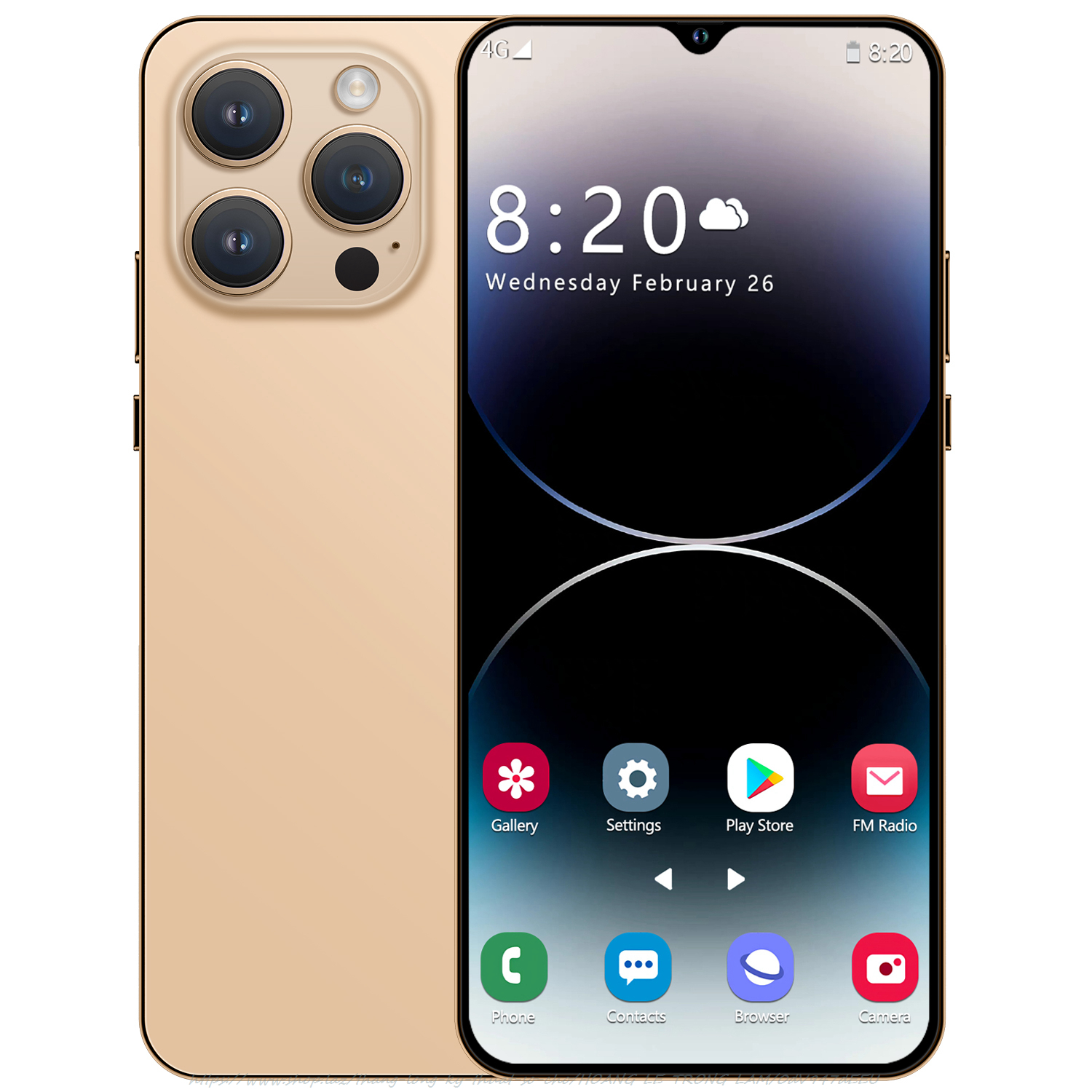 Ai Phone 100% new students genuine cheap 6.8inch FHD lowest price mobile phone large battery 6800mAh ultra cheap Android cellphone - 5