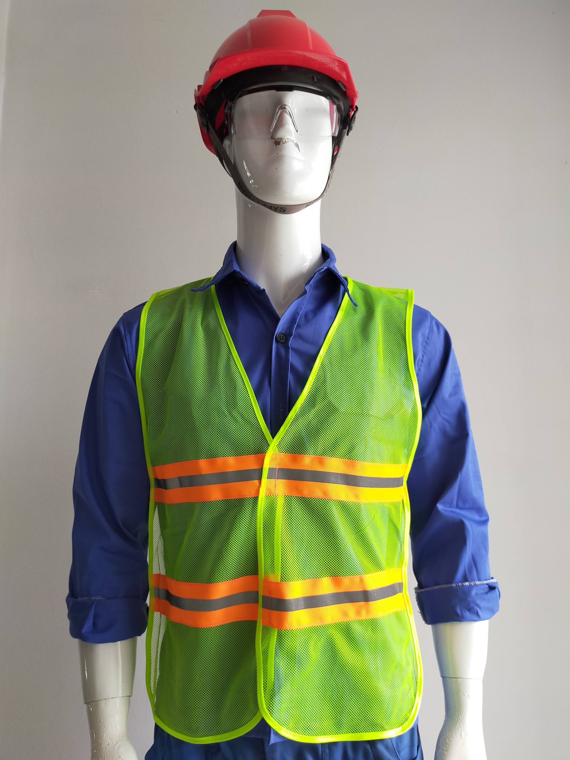 [HCM]Áo Phản Quang - Áo Lưới Công Nhân Màu Xanh Chuối 03