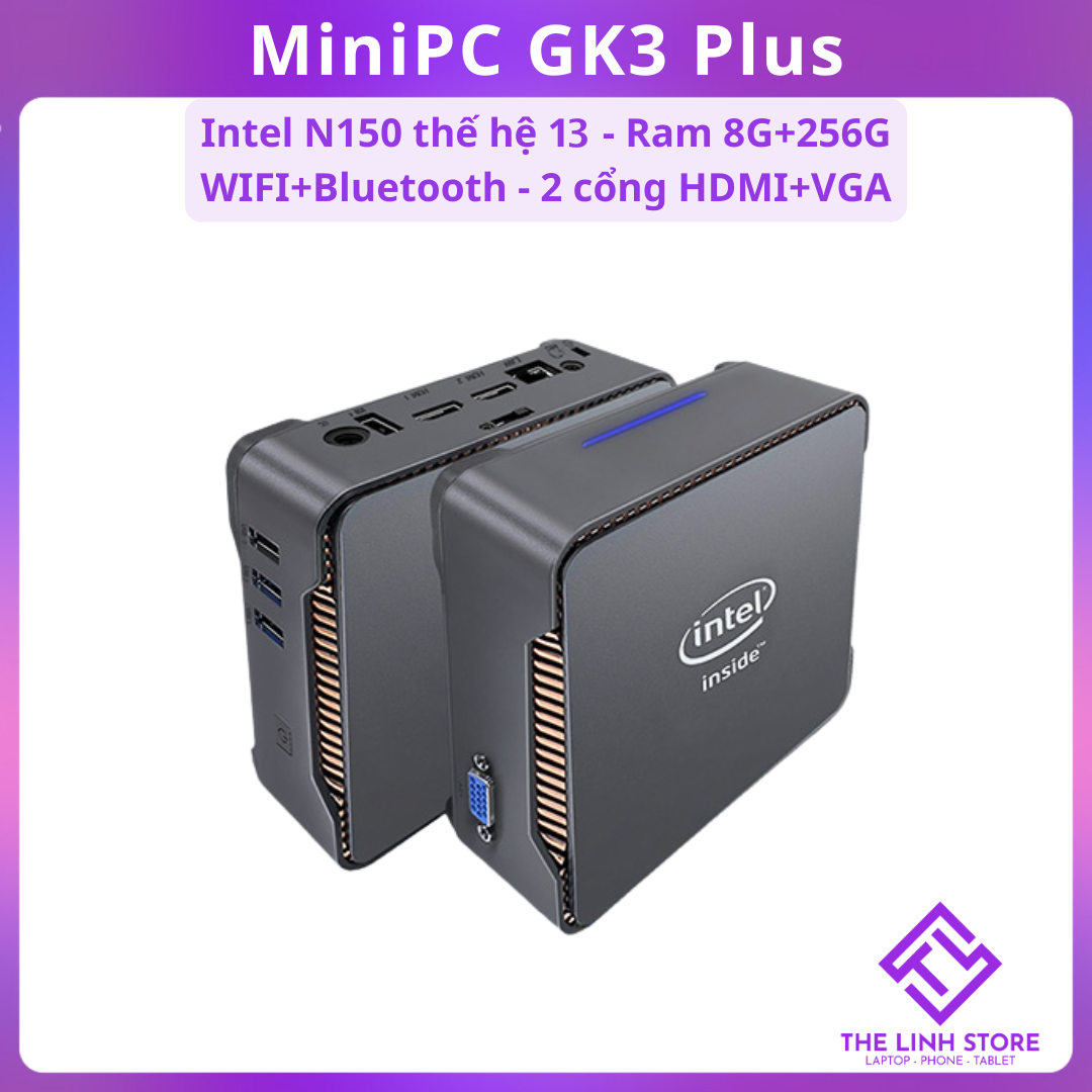 New Intel NUC gk3 plus mini PC computer Full box-Intel N100 Gen 12 RAM 8G compact