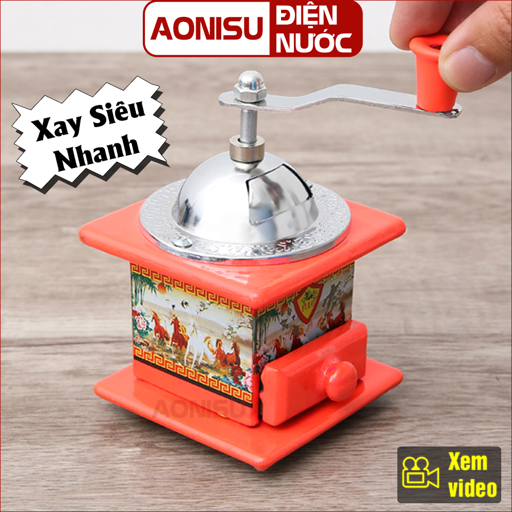 [VUÔNG MINI]  Lọ Xay Tiêu Cầm Tay SUMA - Cối Xay Tiêu Tiện Lợi , Dụng Cu Xay Tiêu Mini ( Màu Ngẫu Nhiên ) AONISU