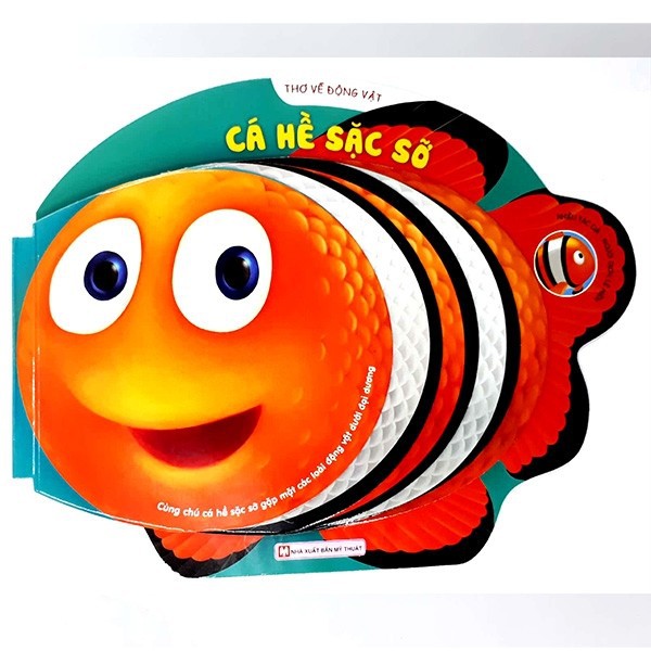 Sách -Thơ về động vật - Cá hề sặc sỡ