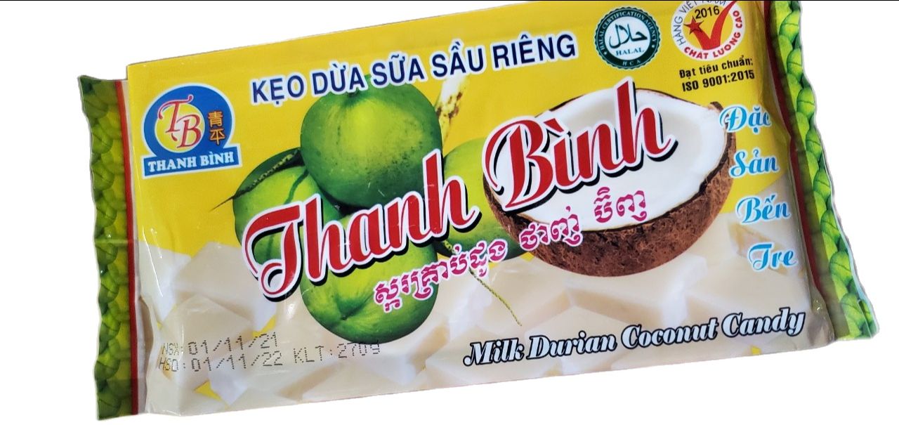 Kẹo Dừa Bến Tre Thanh Bình Gói 300g