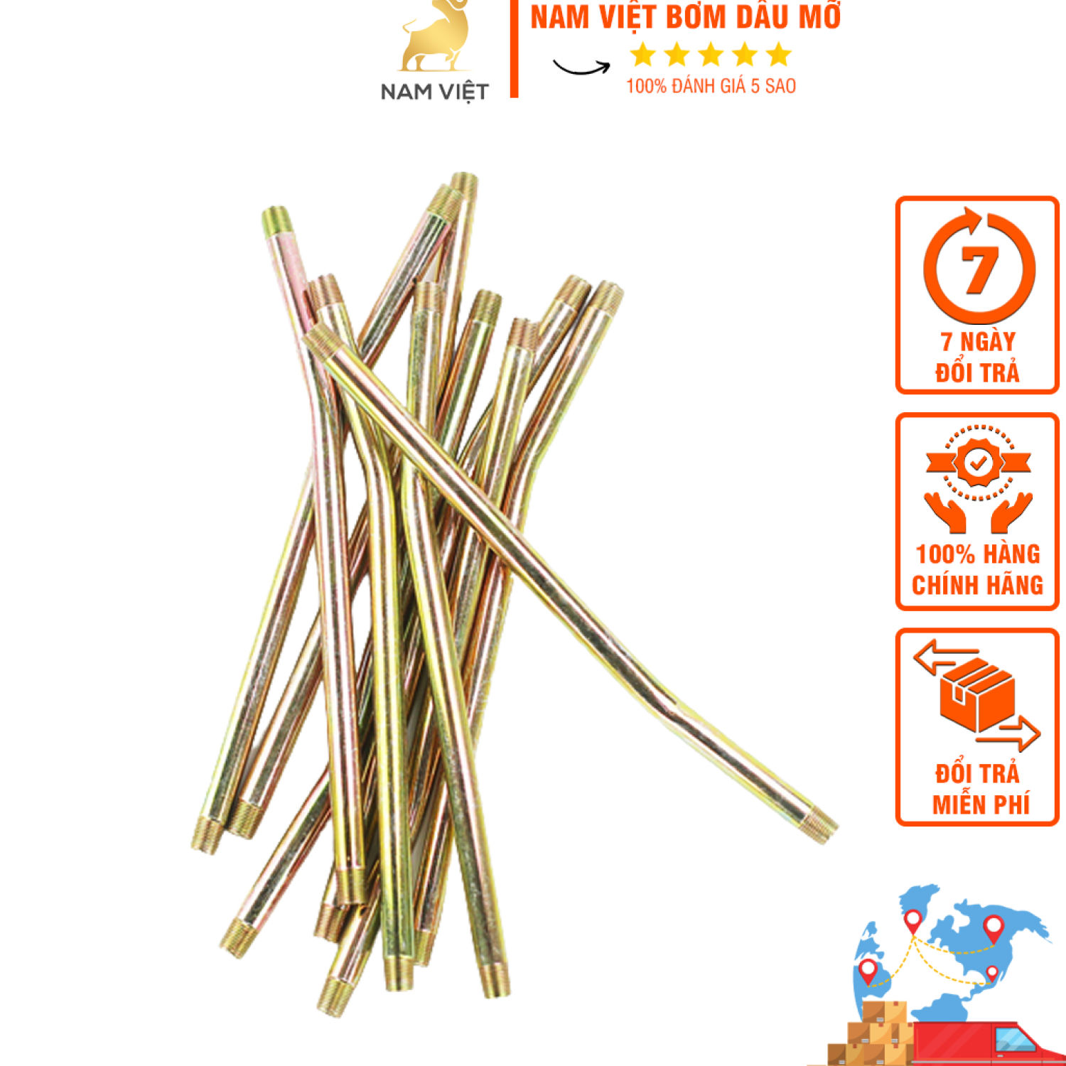 Dây bơm mỡ bò, dây bơm mỡ bò bọc lò xo, dây mềm, dây cứng dùng cho bơm mỡ chịu áp lực cao bơm dầu mỡ nam việt