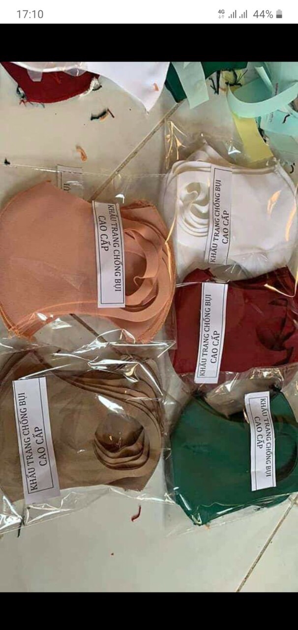 Khẩu trang vải poly