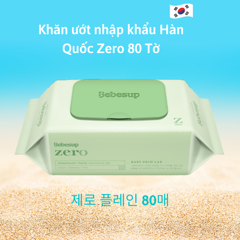 Bebesup zero 80 sheets Korean wet towel