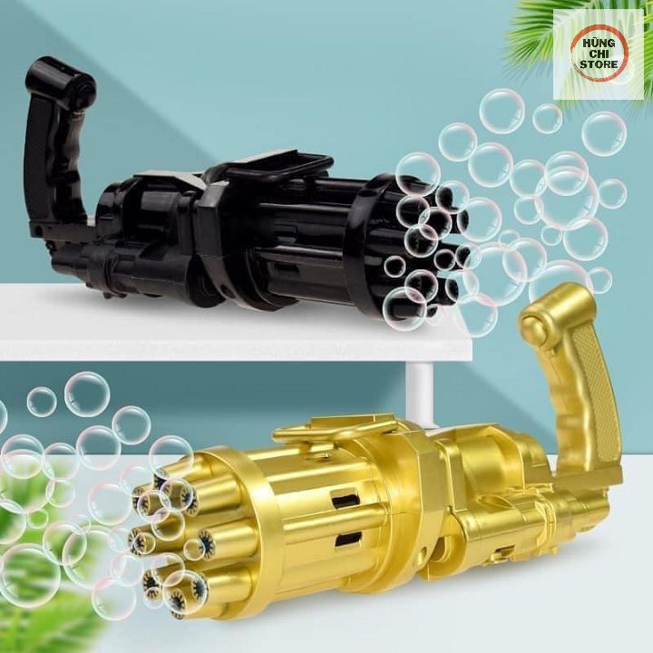 Súng Bắn Bong Bóng 8 Nòng Siêu Mạnh